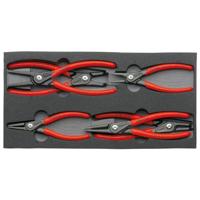 Knipex Precisie-borgveertangenset met schuimrubberen inlay 00 20 01 V02