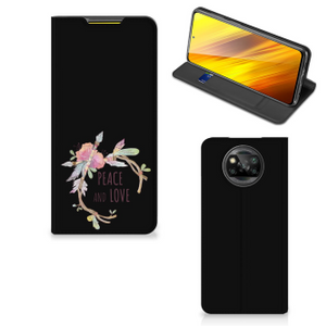 Xiaomi Poco X3 Pro | Poco X3 Magnet Case Boho Text