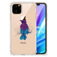 Apple iPhone 11 Pro Stevig Bumper Hoesje Merel - thumbnail