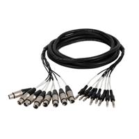 Devine MUL003/5 multikabel 8x XLR-f naar 8x 6.35 mm TRS 5m