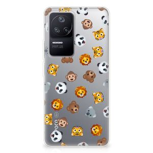 TPU bumper voor Xiaomi Poco F4 Dieren Emojis