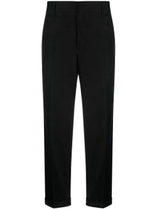 Golden Goose pantalon droit à patch logo - Noir