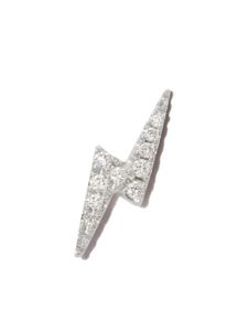 MARIA TASH boucle d'oreille Lightning Bolt en or blanc 18ct