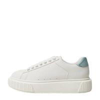 Mango plateau sneakers wit/blauw