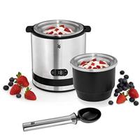 WMF KÜCHENminis® 3in1 ijsmachine, ijsbereider voor frozen yoghurt, sorbet en ijs, koelelement 300 ml, 30-minutentimer, frozen yoghurtmachine