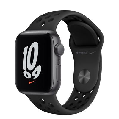 Apple Watch SE Nike Alu 40mm Spacegrey (Antraciet/zwart) iOS Apple Watch SE Nike Alu 40mm Spacegrey (Antraciet/zwart) iOS