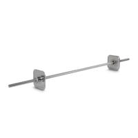 Ironmaster Straight Barbell Bar | Grijs