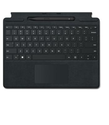 Microsoft Surface Signature Pro 8 / X Type Cover+SlimPen2 AT/DE Black *NEW*