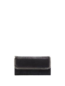 Stella McCartney portefeuille continental Falabella - Noir