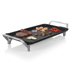 Princess Table Chef Premium XL Elektrische bakplaat Elektrisch Met handmatige temperatuursinstelling Zilver (mat), Zwart