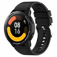 By Qubix - Siliconen sportband - Zwart - Compatible met Xiaomi Redmi Watch 5 Active/Redmi Watch 5 Lite - Compatible Xiaomi bandje