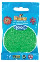 Fluorescerende groene mini kralen