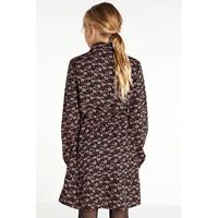 Zigga gebloemde blousejurk roze/bruin