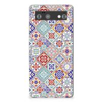 Google Pixel 6 TPU Siliconen Hoesje Tiles Color