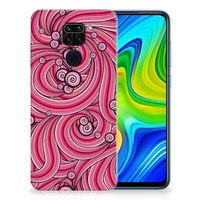 Xiaomi Redmi Note9 Hoesje maken Swirl Pink - thumbnail