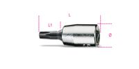 Beta Schroevendraaierdoppen voor Torx® schroeven 900TX 25 - 009000724 - thumbnail