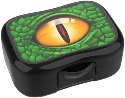 Lunch Buddies snackbox Dino 12 x 6 cm polypropyleen zwart Lunch Buddies snackbox Dino 12 x 6 cm polypropyleen zwart