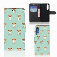 Huawei P30 Telefoonhoesje met Pasjes Pups - thumbnail