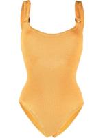 Hunza G Badpak met gekreukt-effect - Oranje