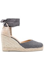 Castañer espadrilles Carina 90 mm - Gris - thumbnail