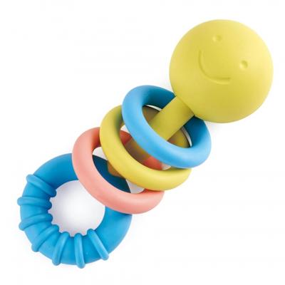 Hape rammelaar met bijtringen 14 cm Hape rammelaar met bijtringen 14 cm
