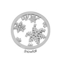 Quoins QMB-39L-E Disc Black Label Snowfall zilverkleurig Large