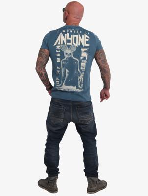 Yakuza / t-shirt Anyone in blauw Yakuza / t-shirt Anyone in blauw
