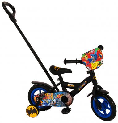 DC Comics kinderfiets Batman 10 Inch 18 cm Jongens Doortrapper Zwart DC Comics kinderfiets Batman 10 Inch 18 cm Jongens Doortrapper Zwart