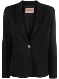 TWINSET blazer à boutons logo - Noir