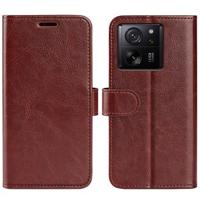 Xiaomi 13T/13T Pro Wallet Case met Magnetische Sluiting - Bruin - thumbnail