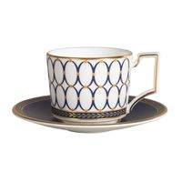 Wedgwood Espresso Kopje en Schotel Renaissance Gold - thumbnail