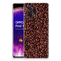 OPPO Find X5 Siliconen Case Koffiebonen