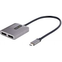 StarTech.com MST14CD122DP USB grafische adapter 4096 x 2160 Pixels Grijs - thumbnail