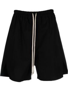 Rick Owens short de sport à lien de resserrage - Noir