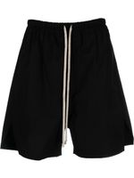 Rick Owens short de sport à lien de resserrage - Noir - thumbnail