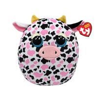 TY Squish a Boo Knuffekussen Koe Milkshake 20 cm