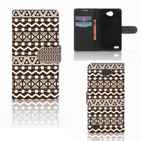 LG Bello 2 Telefoon Hoesje Aztec Brown