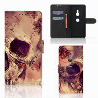Telefoonhoesje met Naam Sony Xperia XZ3 Skullhead