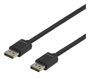 DELTACO GAMING GAM-060 DisplayPort-kabel DisplayPort Aansluitkabel DisplayPort-stekker, DisplayPort-stekker 2.00 m Zwart 8K UHD