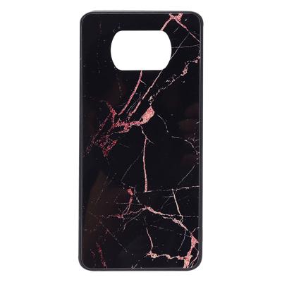 Shop4 - Poco X3 Pro Hoesje - Harde Back Case Marmer Zwart Shop4 - Poco X3 Pro Hoesje - Harde Back Case Marmer Zwart