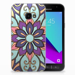 Samsung Galaxy Xcover 4 | Xcover 4s TPU Case Purple Flower