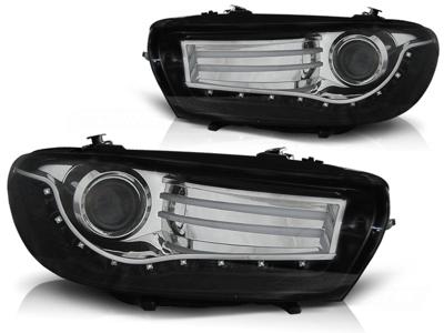 Tuning-Tec Koplampen met parkeerlicht voor VW SCIROCCO 08-04 14 ZWART LED