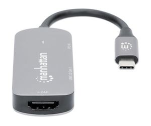 Manhattan USB-C auf HDMI 3-in-1 Docking-Konverter USB-C dockingstation Geschikt voor merk (dockingstation): Universeel USB-C Power Delivery