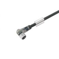 Weidmüller 9457461000 Sensor/actuator connector, geassembleerd M8 Aantal polen: 3 Bus, haaks 10.00 m 1 stuk(s)