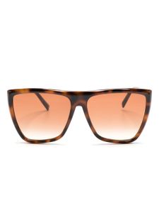 Givenchy lunettes de soleil à monture carrée - Marron