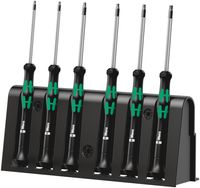 Wera 2067/6 Micro TORX® BO-Schroevendraaierset + houder, 6 -delig - 1 stuk(s) - 05118154001