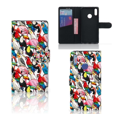 Huawei Y7 Pro | Y7 Prime (2019) Telefoonhoesje met Pasjes Birds