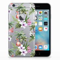 Apple iPhone 6 Plus | 6s Plus TPU Hoesje Flamingo Palms - thumbnail