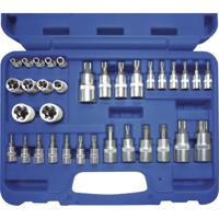 Kunzer 7TS34.1 Dopsleutelinzetset 1/2 (12.5 mm), 3/8 (10 mm), 1/4 (6.3 mm)