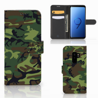 Samsung Galaxy S9 Plus Telefoon Hoesje Army Dark - thumbnail